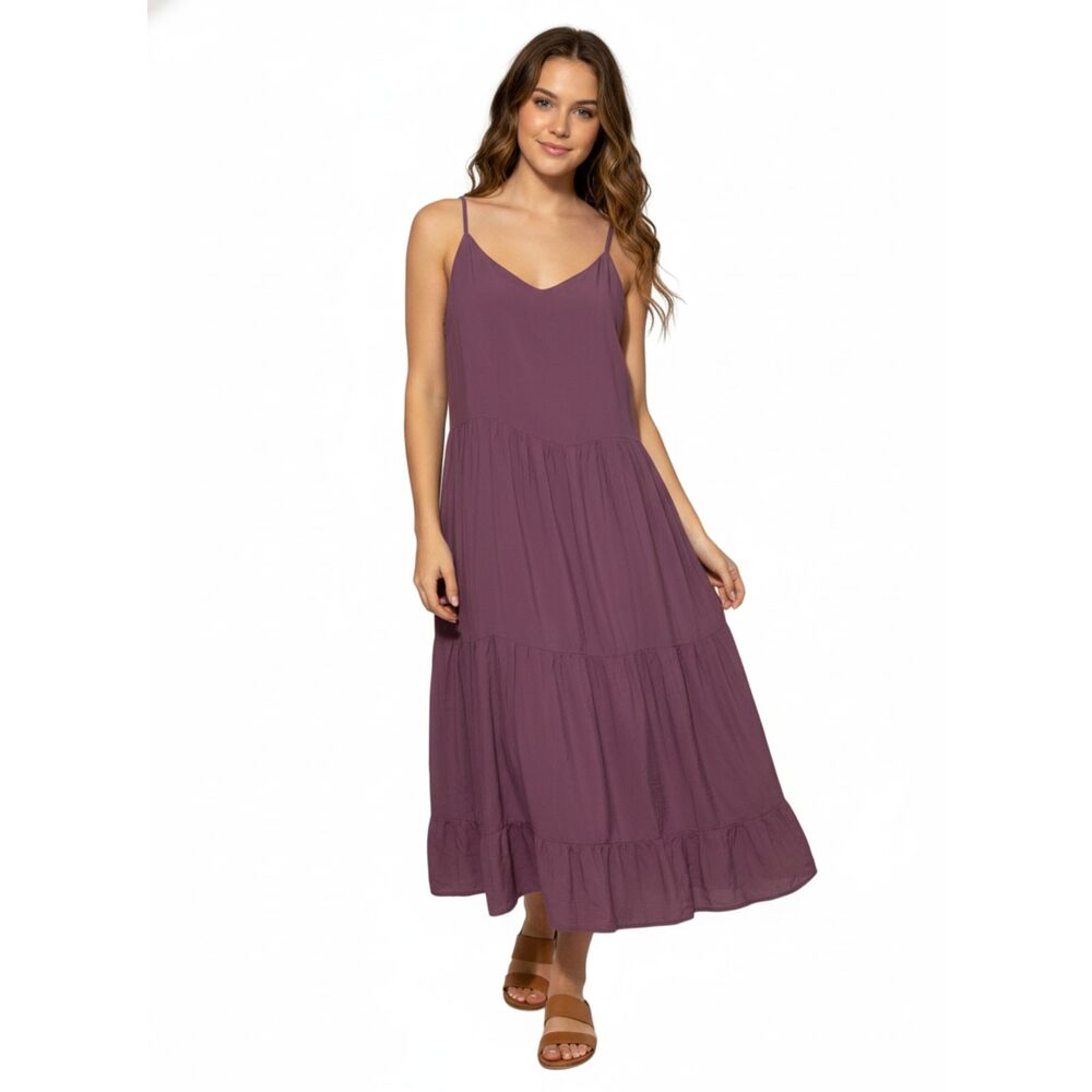 Arkitect Sleeveless Purple Beach Maxi Sundress